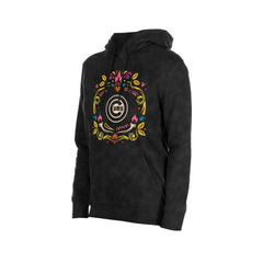 MLB Chicago Cubs New Era Women's Día de Muertos Mineral Wash Hoodie Sweatshirt