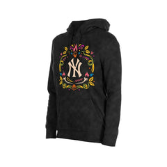 MLB New York Yankees New Era Women's Día de Muertos Mineral Wash Hoodie Sweatshirt