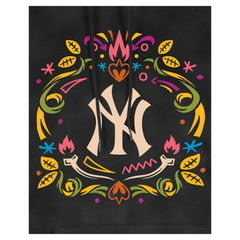 MLB New York Yankees New Era Women's Día de Muertos Mineral Wash Hoodie Sweatshirt