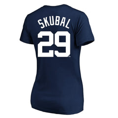 MLB Tarik Skubal Detroit Tigers Profile Women's Plus Size Name & Number V-Neck T-Shirt
