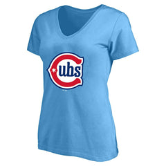 MLB Pete Crow-Armstrong Chicago Cubs Profile Women's Plus Size Name & Number V-Neck T-Shirt