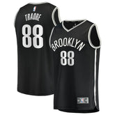NBA Nolan Traoré Brooklyn Nets Youth Fast Break Replica Jersey