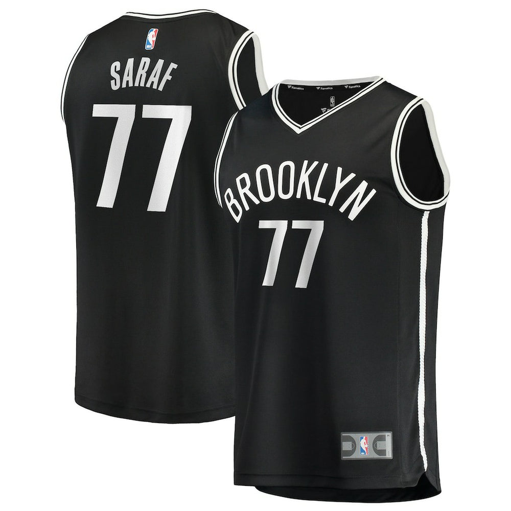 NBA Ben Saraf Brooklyn Nets Fast Break Replica Jersey