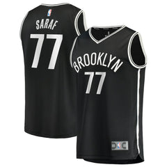 NBA Ben Saraf Brooklyn Nets Youth Fast Break Replica Jersey