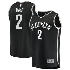 NBA Daniel Wolf Brooklyn Nets Youth Fast Break Replica Jersey