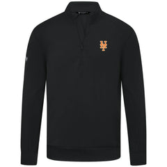 MLB New York Mets Levelwear Upright Insignia Tri-Blend Quarter-Zip Pullover