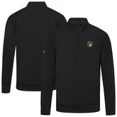 MLB Milwaukee Brewers Levelwear Upright Insignia Tri-Blend Quarter-Zip Pullover