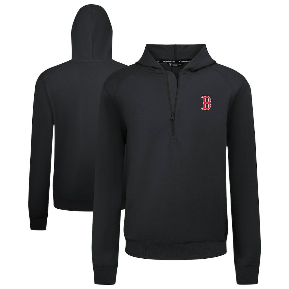 MLB Boston Red Sox Levelwear Technic Insignia Quarter-Zip Hoodie