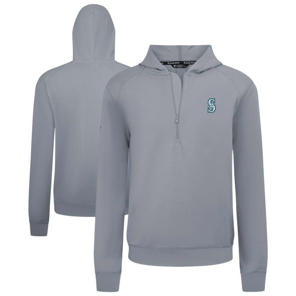 MLB Seattle Mariners Levelwear Technic Insignia Quarter-Zip Hoodie