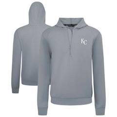 MLB Kansas City Royals Levelwear Technic Insignia Quarter-Zip Hoodie