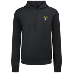 MLB Milwaukee Brewers Levelwear Technic Insignia Quarter-Zip Hoodie