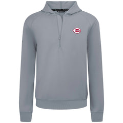 MLB Cincinnati Reds Levelwear Technic Insignia Quarter-Zip Hoodie