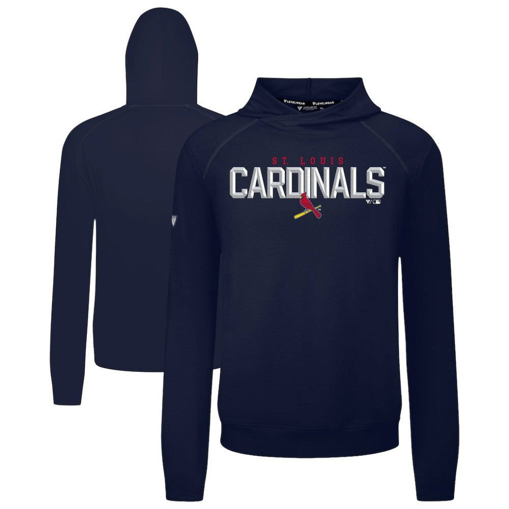 MLB St. Louis Cardinals Levelwear Mandate Carve Tri-Blend Hoodie