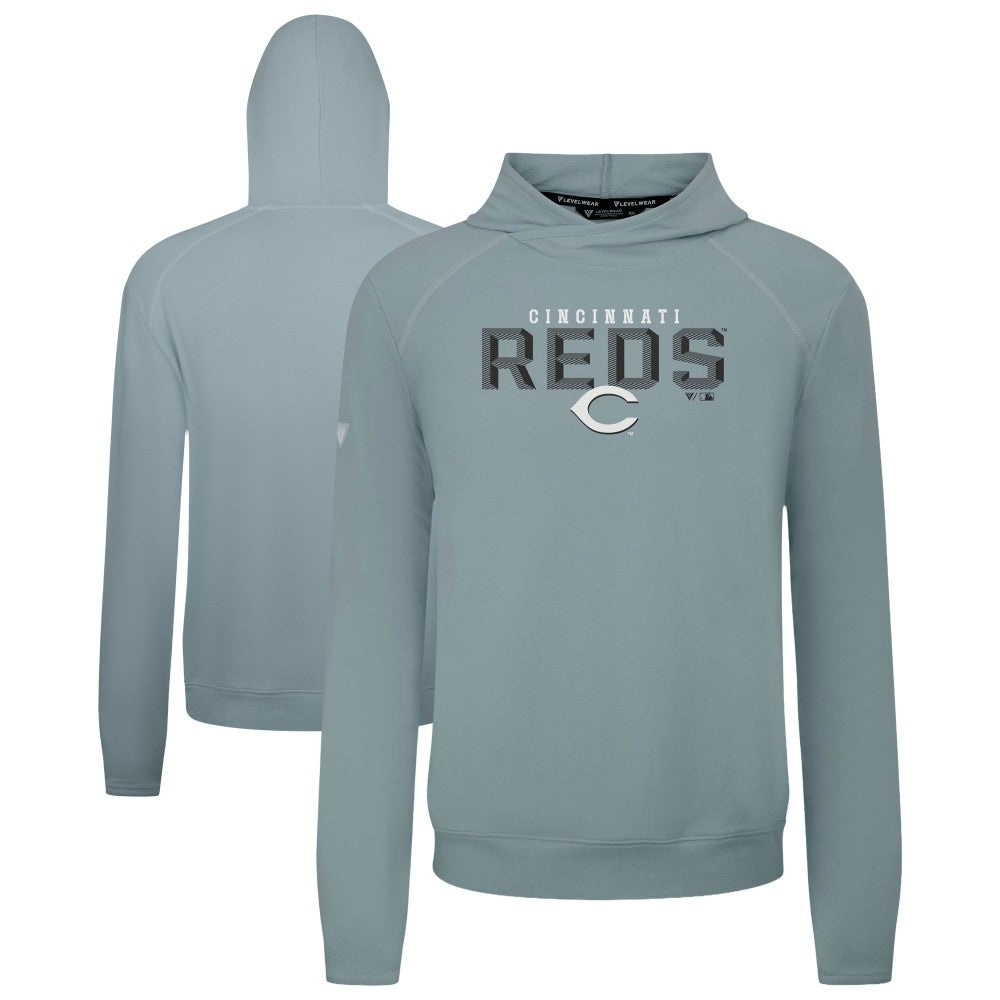 MLB Cincinnati Reds Levelwear Mandate Carve Tri-Blend Hoodie