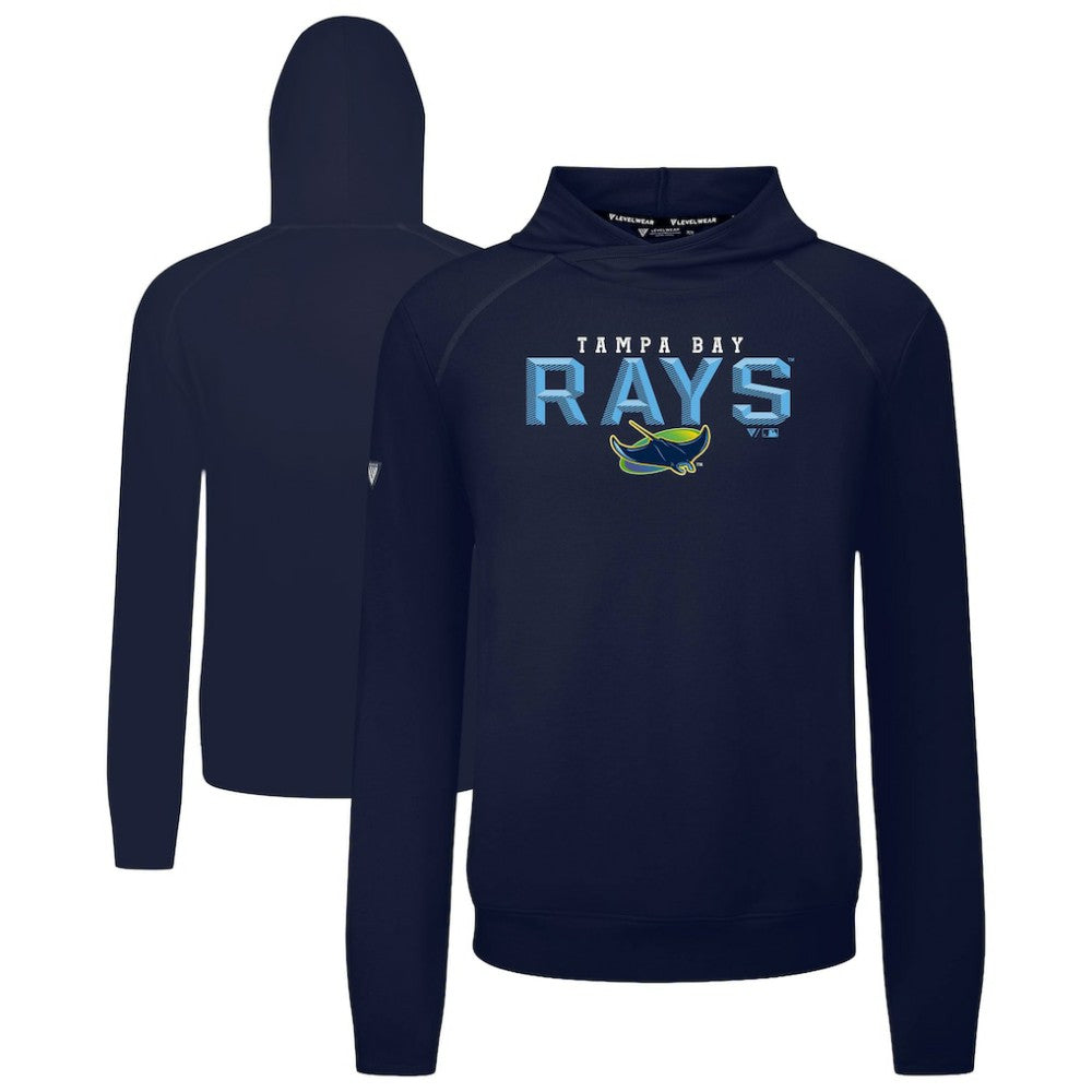 MLB Tampa Bay Rays Levelwear Mandate Carve Tri-Blend Hoodie