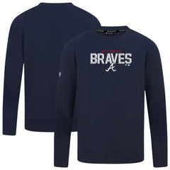 MLB Atlanta Braves Levelwear Mandate Carve Tri-Blend Sweatshirt