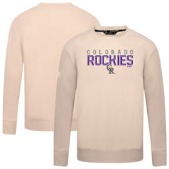 MLB Colorado Rockies Levelwear Mandate Carve Tri-Blend Sweatshirt