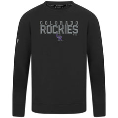MLB Colorado Rockies Levelwear Mandate Carve Tri-Blend Sweatshirt