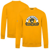 MLB Milwaukee Brewers Levelwear Zane Banner Arch Sweatshirt