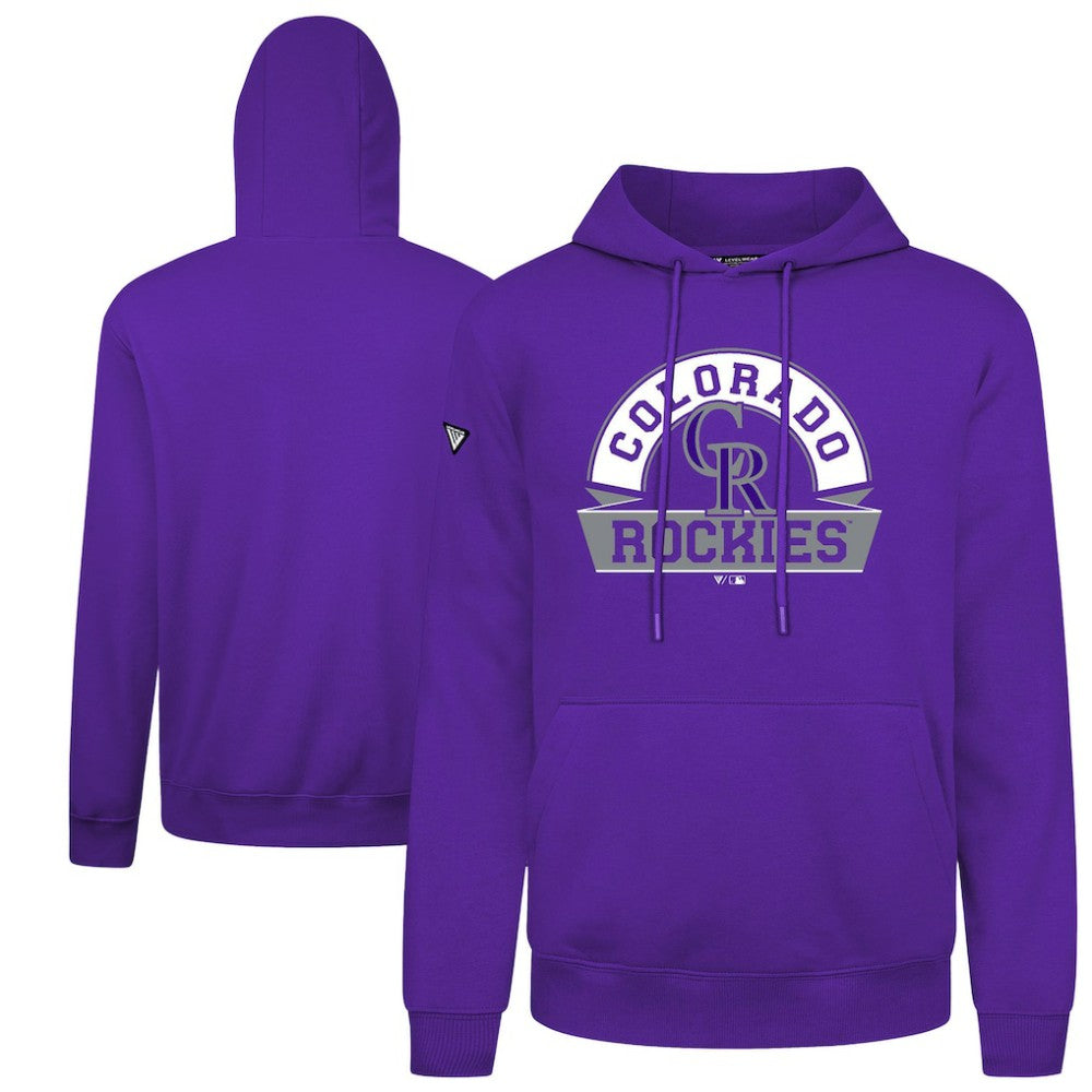 MLB Colorado Rockies Levelwear Podium Banner Arch Hoodie