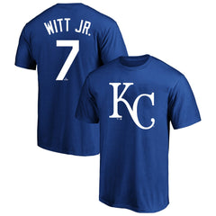 MLB Bobby Witt Jr. Kansas City Royals Fanatics Big & Tall Player Name & Number T-Shirt