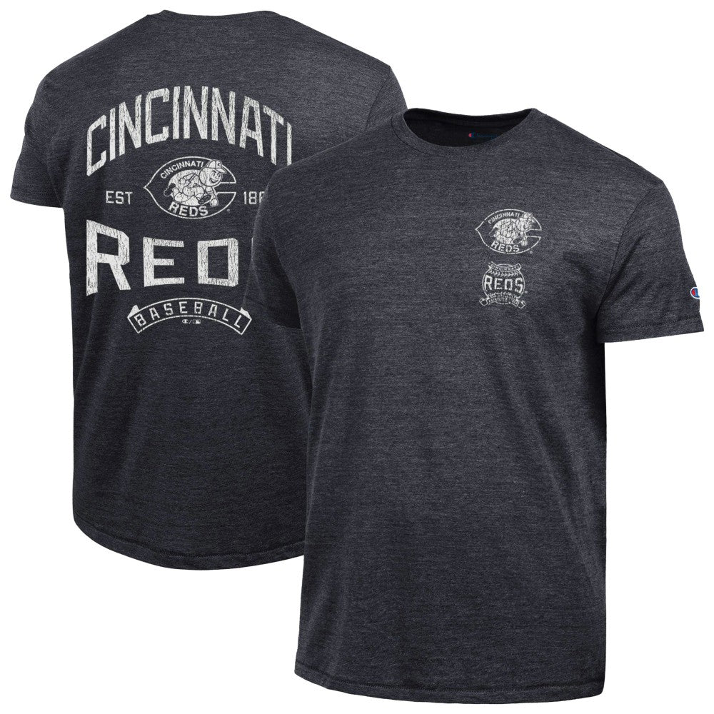 MLB Cincinnati Reds Champion Vintage 3-Hit Tri-Blend T-Shirt
