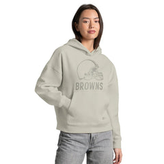 Starter Women's Rhinestone Relaxed Hoodie - Cleveland Browns