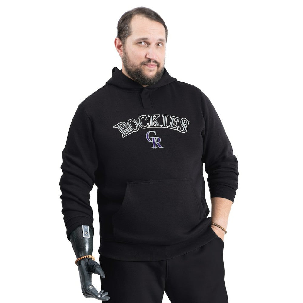 MLB Colorado Rockies G-III Sports by Carl Banks Adaptive Lockup Fleece Hoodie