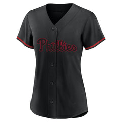MLB Bryce Harper Philadelphia Phillies Profile Women's Plus Size Player Name & Number Fashion Jersey