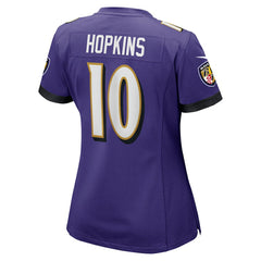 DeAndre Hopkins Women's Team Game Jersey - Baltimore Ravens