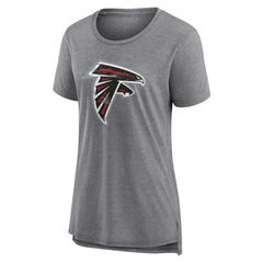 Women's Heritage Custom Name & Number Tri-Blend T-Shirt - Atlanta Falcons