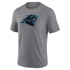 Heritage Custom Name & Number Tri-Blend T-Shirt - Carolina Panthers