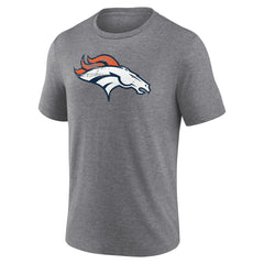 Heritage Custom Name & Number Tri-Blend T-Shirt - Denver Broncos