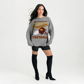 Gameday Couture Women's Oversized Sweet Victory Corded Sweatshirt - Washington Commanders