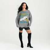Gameday Couture Women's Oversized Sweet Victory Corded Sweatshirt - Los Angeles Chargers