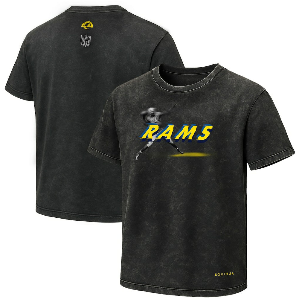 EQUIHUA Retro T-Shirt - Los Angeles Rams