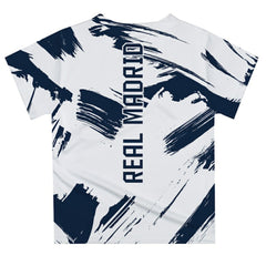 Real Madrid Vive La Fete Youth Paint Brush T-Shirt - White