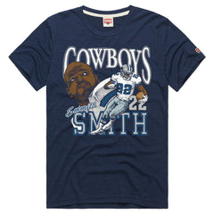 Emmitt Smith Homage Unisex Retired Player Classic Caricature T-Shirt - Dallas Cowboys