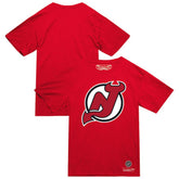 NHL Red New Jersey Devils Mitchell & Ness Heritage T-Shirt