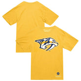 NHL Gold Nashville Predators Mitchell & Ness Heritage T-Shirt