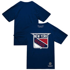 NHL Navy New York Rangers Mitchell & Ness Heritage T-Shirt