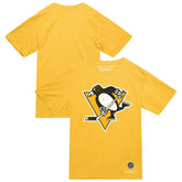 NHL Gold Pittsburgh Penguins Mitchell & Ness Heritage T-Shirt