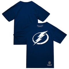 NHL Navy Tampa Bay Lightning Mitchell & Ness Heritage T-Shirt