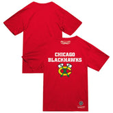 NHL Red Chicago Blackhawks Mitchell & Ness Heritage T-Shirt