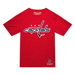 NHL Red Washington Capitals Mitchell & Ness Heritage T-Shirt