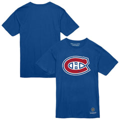 NHL Blue Montreal Canadiens Mitchell & Ness Heritage T-Shirt