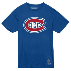 NHL Blue Montreal Canadiens Mitchell & Ness Heritage T-Shirt
