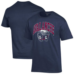 NHL Navy Colorado Avalanche Champion Helmet T-Shirt