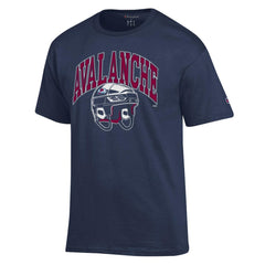 NHL Navy Colorado Avalanche Champion Helmet T-Shirt