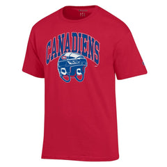 NHL Red Montreal Canadiens Champion Helmet T-Shirt